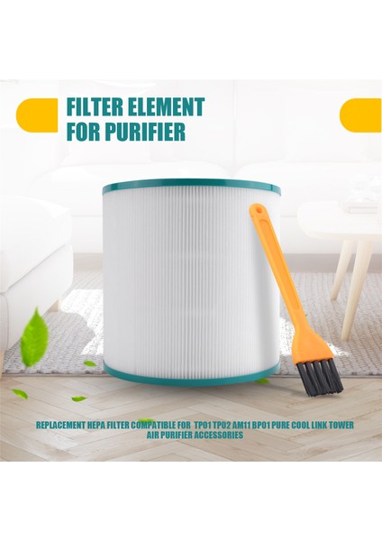 Dyson TP01 TP02 AM11 BP01 Pure Cool Link Tower Hava Temizleyici Aksesuarlarıyla Uyumlu Yedek Hepa Filtresi (Yurt Dışından) fırsatları