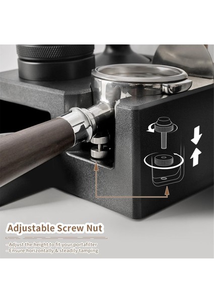 Espresso Tamping Istasyonu Düzenleyici Kahve Tamper Tutucu 58MM 54MM 51MM Epsresso Portafilter Kahve Aletleri Düzenleyici (Yurt Dışından) modelleri