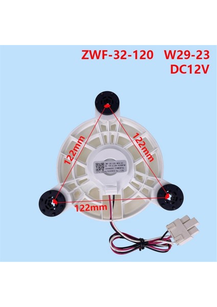 Meiling Buzdolabı ZWF-32-120 W29-23 Soğutma Fanı Motoru DC12V 2,5W 1870RPM Için Buzdolabı Dondurucu Fan Motoru (Yurt Dışından) modelleri