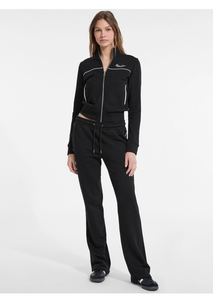 Jeans Kadın Siyah Regular Fit Eşofman Altı W5YB32K68I4-JBLK indirimleri