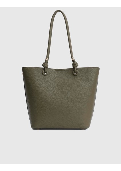 Volten Hakiki Süet Deri Haki Kadın Omuz Çantası fırsatları