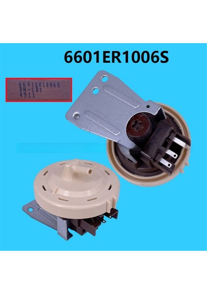 6601ER1006S Lg Çamaşır Makinesi Su Seviyesi Basınç Anahtarı, 6601EN1005B 6601ER1006A 6601ER1006G Su Seviyesi Sensörünün Yerini Alır (Yurt Dışından) modelleri