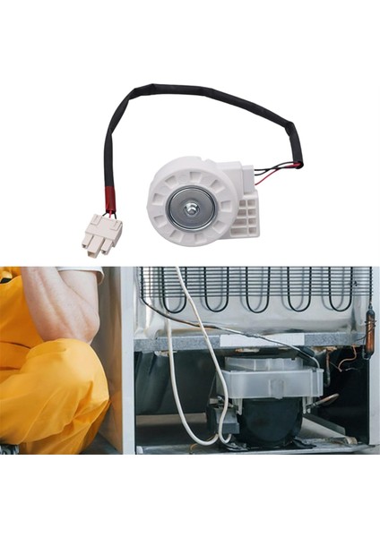 50240401000K Midea Buzdolabı Ek Ekipmanı Için Buzdolabı Fan Motoru Dondurucu Fan Motoru DC12V 4,5W (Yurt Dışından) indirimleri