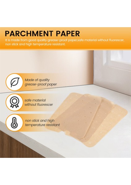 Ninja Foodi Smart FG551 Hava Fritöz Aksesuarları Için 100 Adet Hava Fritöz Kağıdı Hava Deliği Hava Fritöz Parşömen Kağıdı Kaplamaları (Yurt Dışından) fırsatları