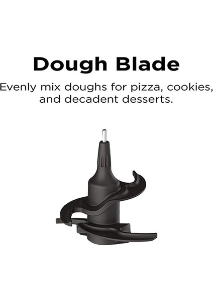 Ninja 64 Oz Işlemci Kasesi Hamur Bıçağı BN601 BL770MEGA BN801 Için Yedek Bıçak (Yurt Dışından) modelleri