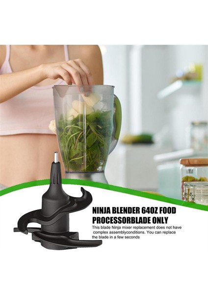 Ninja 64 Oz Işlemci Kasesi Hamur Bıçağı BN601 BL770MEGA BN801 Için Yedek Bıçak (Yurt Dışından) indirimleri