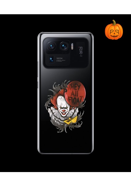 Xiaomi Mi 11 Pro Uyumlu Şeffaf Kılıf Horror 1 Tasarımlı