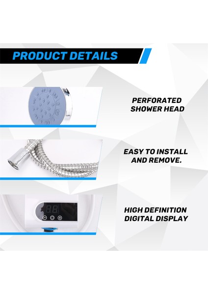 4500W En Yeni Su Isıtıcısı Anında Su Isıtıcısı Tankless Anında Musluk Sıcak Su Vinç LED Dijital Ab Fişi (Yurt Dışından) indirimleri
