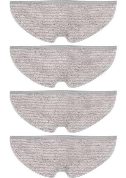 Roborock S6 S6 Pure S6 Maxv S5 Max S5 Robot Süpürge Paspas Değişimi Için 4'lü Mikrofiber Paspas Bezi (Yurt Dışından)