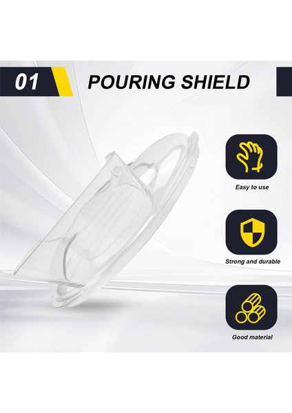 Kitchenaid 5,5 Quart, 6, 7, 8 Qt Paslanmaz Çelik Kase Kaldırma Stand Mikser Aksesuarları Için Dökme Kalkanı Sıçrama Koruyucusu (Yurt Dışından) indirimleri