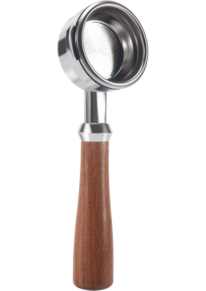 Welhome KD-310/KD-510 K888 Için Kahve Dipsiz Portafilter Kahve Makinesi Ahşap Saplı Filtre Kahve Aksesuarları (Yurt Dışından)