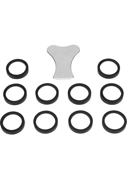 11 Adet Sis Makinesi Bakım Kiti, Sis Makinesi Için Seramik Disk Seramik Disk Anahtar Yedek Parça Kitleri (Yurt Dışından) modelleri