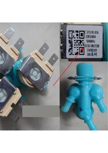 Çamaşır Makinesi Aksesuarları, Samsung Tambur Çamaşır Makinesi Giriş Vanası Parçaları DC62-00233B WD90K5410OX WD70J5430AW (Yurt Dışından) modelleri