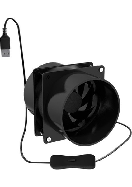 USB 5V Lehim Duman Emici Esd Duman Çıkarıcı Fan Boru Kanalı Egzoz Fanı Boru Küveti Havalandırma Sadece Fan Borusuz Fan (Yurt Dışından)