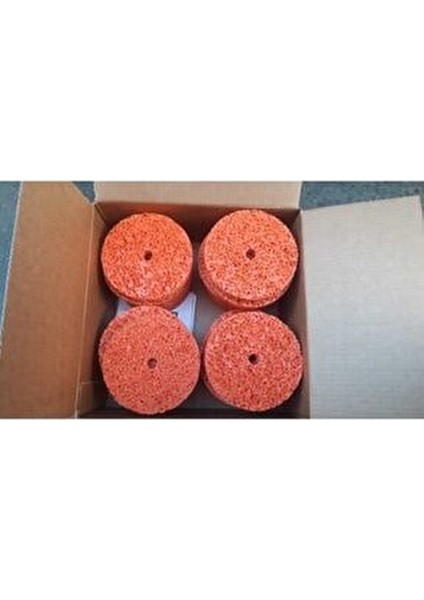 Boya Kazıma Diski Turuncu Disk Metal Yüzeyler İçin Dayanıklı Temizlik Aracı