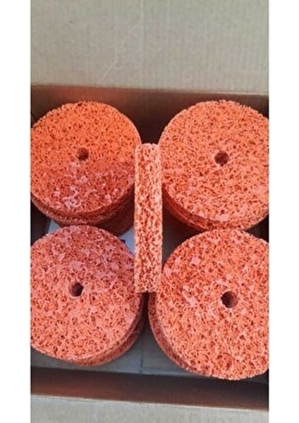 Boya Kazıma Diski Turuncu Disk Metal Yüzeyler İçin Dayanıklı Temizlik Aracı