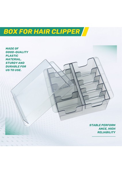 Adet Saç Kesme Makinesi, Düzeltici, Sınır Tarak, Kılavuz Tarak, Berber Aleti, Wahl Kılavuz Tarakları Için Izgara Tabanlı Saklama Kutusu (Yurt Dışından) fırsatları