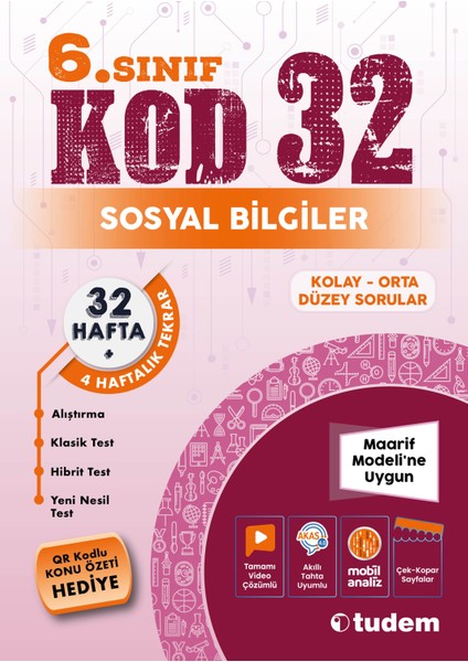 6. Sınıf Sosyal Bilgiler Kod 32
