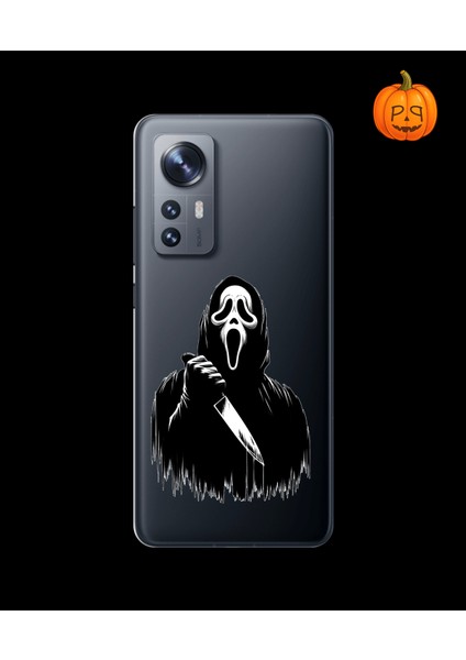 Xiaomi Mi 12 Pro Uyumlu Şeffaf Kılıf Horror 3 Tasarımlı
