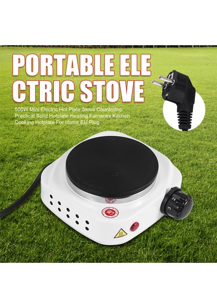 500W Mini Elektrikli Sıcak Plaka Ocağı Tezgah Üstü Pratik Katı Sıcak Plaka Isıtma Fırınları Mutfak Pişirme Sıcak Plakası Ev Için Ab Fişi (Yurt Dışından) fırsatları