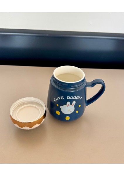 Kedi Figürlü Seramik Kupa Mavi fırsatları