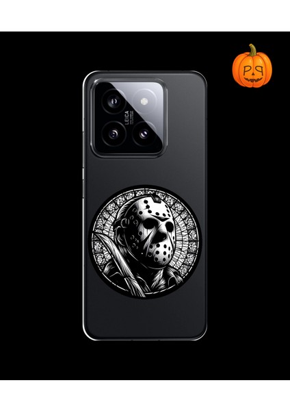 Xiaomi Mi 14 Uyumlu Şeffaf Kılıf Horror 5 Tasarımlı