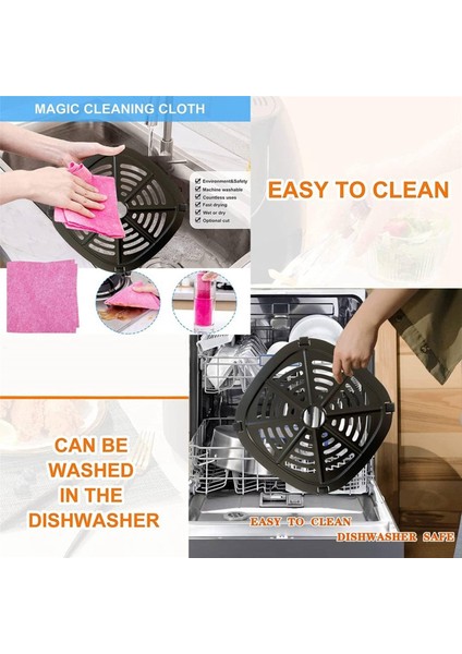 Dash 2.6qt Tasti-Crisp Dijital Hava Fritözü Için Hava Fritözü Izgarası ve Kızartma Tepsisi, Hava Fritözü Kauçuk Ayaklı 17.5cm (Yurt Dışından) fırsatları