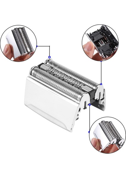 Braun 52S Serisi 5 Elektrikli Tıraş Makinesi Folyosu ve Kesici Kaseti 5020S 5030S 5040S 5050S 5070S Için Yedek Tıraş Makinesi Başlığı (Yurt Dışından) indirimleri