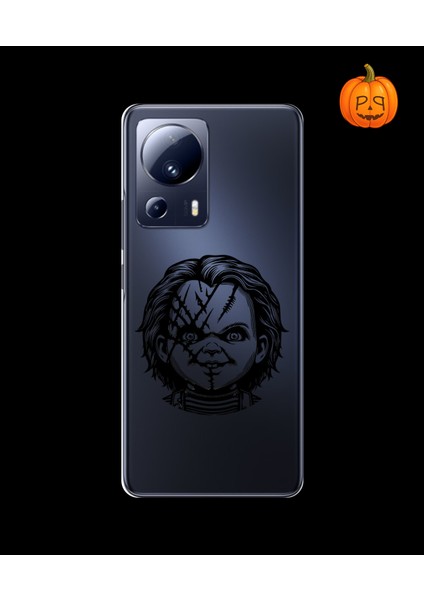 Xiaomi Mi 13 Uyumlu Şeffaf Kılıf Horror 4 Tasarımlı