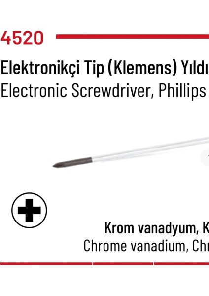 Tornavida (Klemens) Yıldız Uçlu 3*60MM