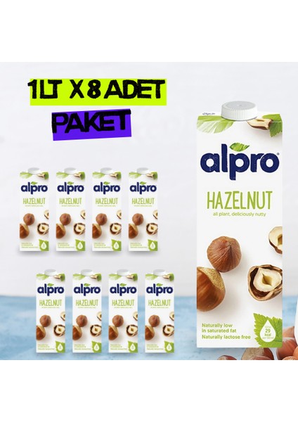 Fındık Sütü 1 Lt x 8 Adet