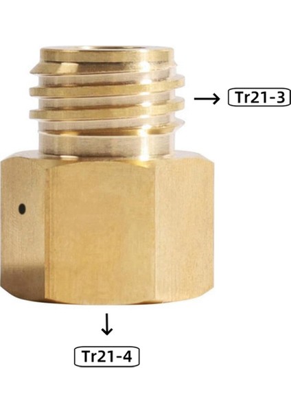 Sodastream TR21-4 Dişi - TR21-3 Erkek Dişli Quooker Küp Tank Çıkışı Bakır Için Soda Co2 Gaz Dönüştürücü Adaptörü (Yurt Dışından) fiyatları