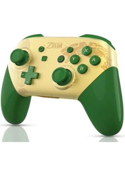 Switch Pro Controller The Legend Of Zelda Tears Of The Kingdom Edition Yesil Gold