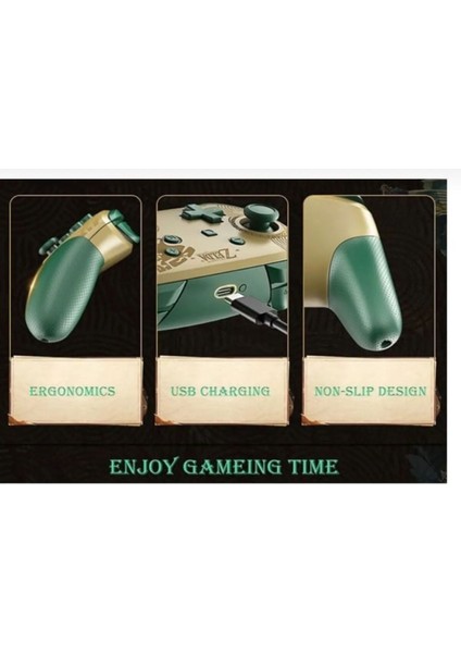 Switch Pro Controller The Legend Of Zelda Tears Of The Kingdom Edition Yesil Gold fiyatları