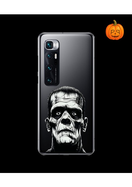 Xiaomi Mi 10 Pro Uyumlu Şeffaf Kılıf Horror 6 Tasarımlı