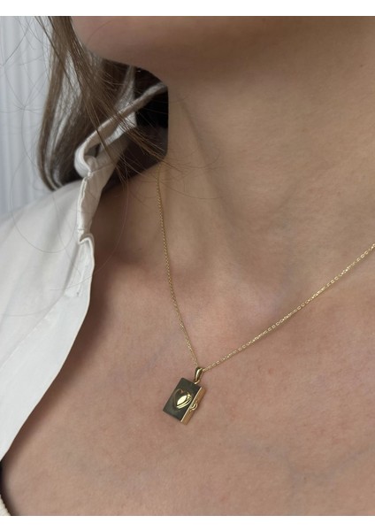 14 Ayar Altın Kalpli Kolye 871