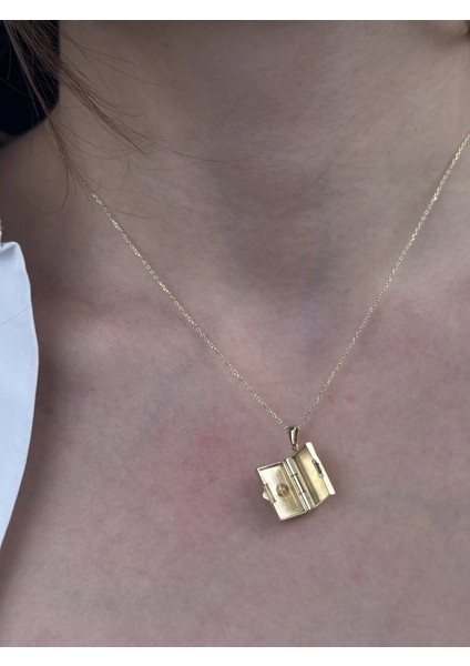 14 Ayar Altın Kalpli Kolye 871 modelleri