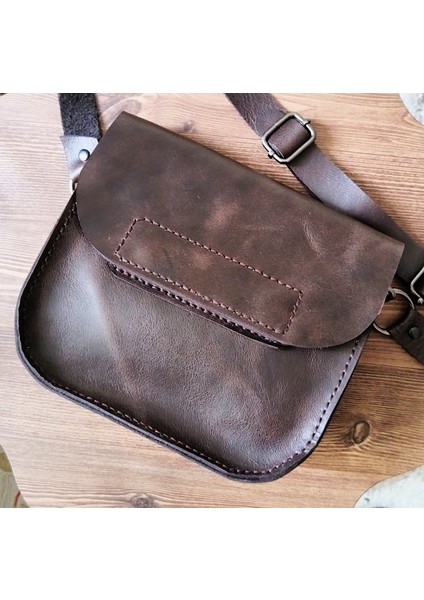 Hakiki Deri Elyapımı Çanta 20*20 cm