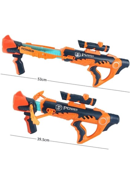 Dürbünlü 12 Mermili Sünger Top Atan Silah – Hedefleme Dürbünü & Manuel Mekanizma modelleri