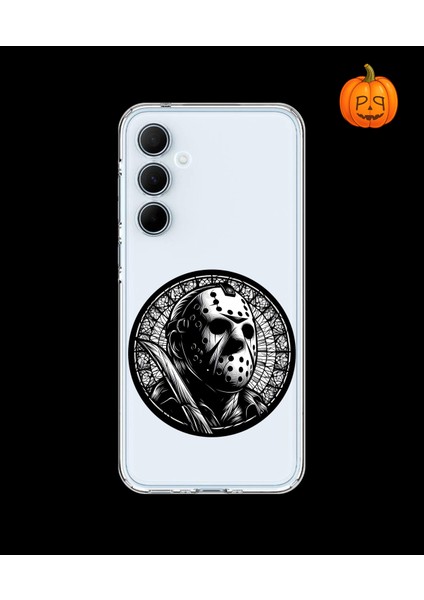 Samsung Galaxy A35 Uyumlu Şeffaf Kılıf Horror 5 Tasarımlı
