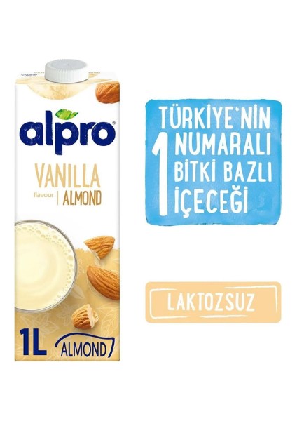 Vanilya Badem Sütü 1 Lt x 8 Adet fırsatları