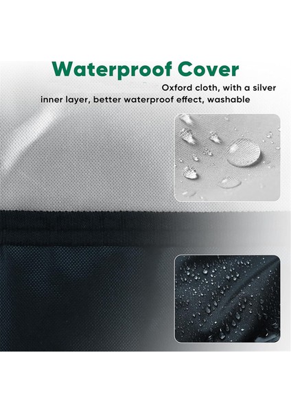 Klima Kapağı Dış Mekan, Pencere Tipi Klima Ünitesi Kapağı, Toz Geçirmez Su Geçirmez Dış Mekan Pencere Tipi Klima Koruma Kapağı 43X30X33CM (Yurt Dışından)