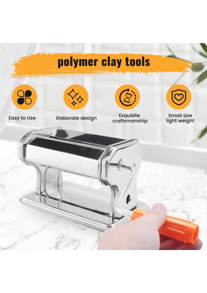 Kil Presleme Makinesi Polimer Kil Rulo Makinesi Kil Hazırlama Makinesi Zahmetsiz Karıştırma Renkleri Harmanlama (Yurt Dışından) fırsatları