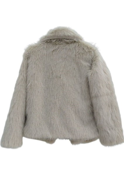 Kadın Cepsiz Önü Çıt Çıtlı Uzun Tüylü Kalın Mont fırsatları