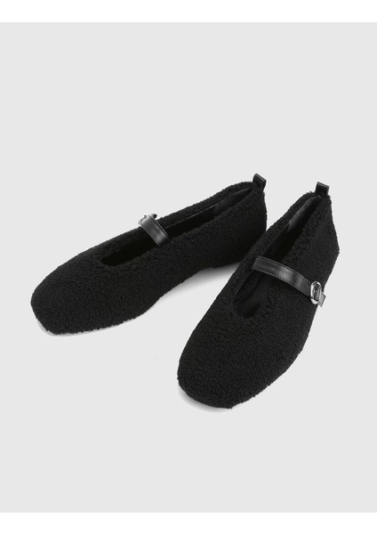 Digor Hakiki Deri Peluş Siyah Kadın Babet fiyatları