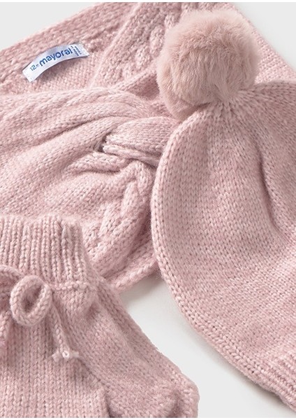 Pembe Bebek Bere Atkı Eldiven Takım 10019 fiyatları