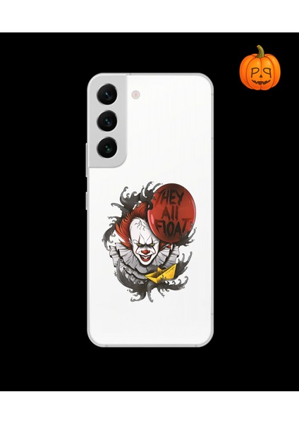 Samsung Galaxy S22PLUS Uyumlu Şeffaf Kılıf Horror 1 Tasarımlı