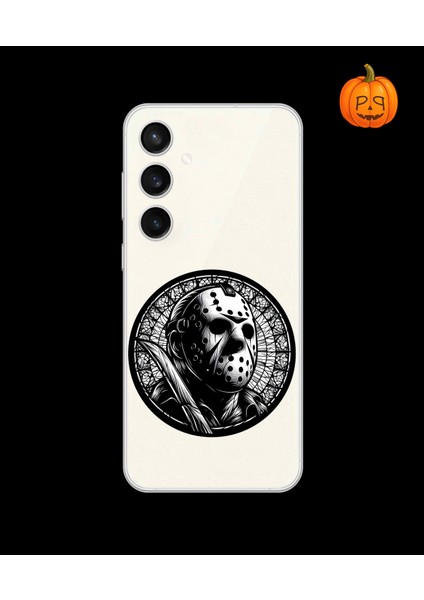 Samsung Galaxy S23 Uyumlu Şeffaf Kılıf Horror 5 Tasarımlı