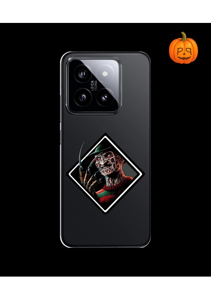 Xiaomi Mi 14 Uyumlu Şeffaf Kılıf Horror 2 Tasarımlı