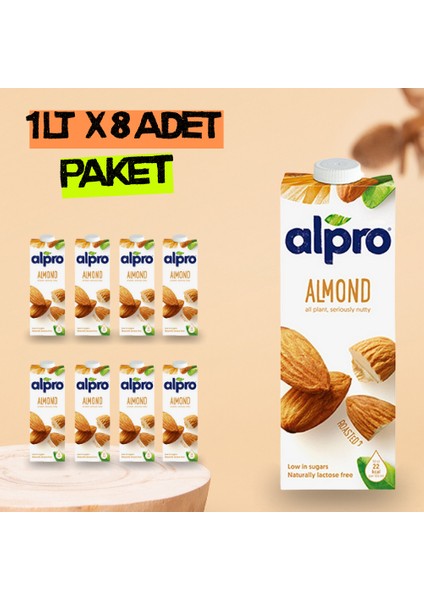 Orijinal Badem Sütü 1 Lt x 8 Adet
